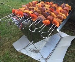Barbecue Barbiq -Survie en plein air barbecue portable pliable barbiq 10