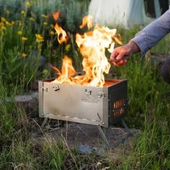 Winnerwell Fastfold Titanium Camping Stove -Survie en plein air poele winnerwell fastfold titanium camping stove 52