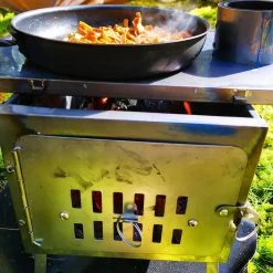 Winnerwell Fastfold Titanium Camping Stove -Survie en plein air poele winnerwell fastfold titanium camping stove 60