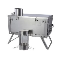 Winnerwell Fastfold Titanium Camping Stove -Survie en plein air poele winnerwell fastfold titanium camping stove 00 1