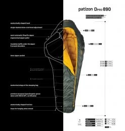 Patizon Dpro 890 -Survie en plein air sac de couchage partizon dpro 890 23 1