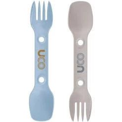 Pack 2 Couverts UCO Utility Spork -Survie en plein air uco utility spork bleu beige