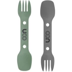 Pack 2 Couverts UCO Utility Spork -Survie en plein air uco utility spork noir kaki
