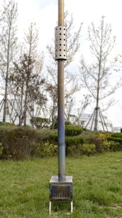 Winnerwell Titanium Heat Protector Nested Pipe -Survie en plein air winnerwell titanium heat protector 04